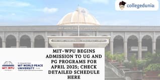 MIT-WPU Begins Admission to UG and PG Programs for April 2025; Check Detailed Schedule Here